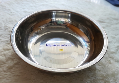 [HCM]Thau inox 201 cao cấp size vừa