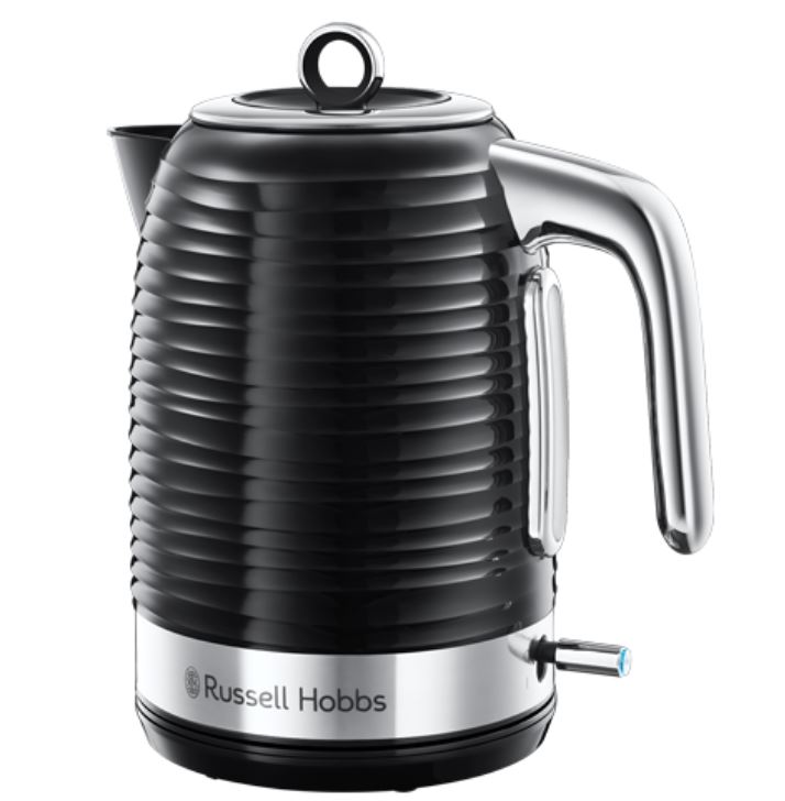 russell hobbs black glass kettle