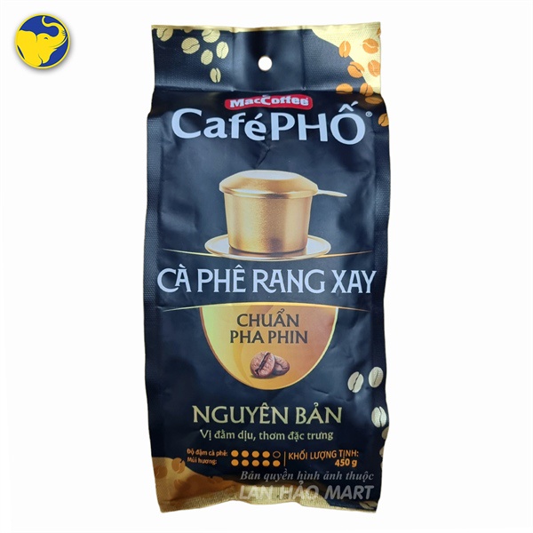 CÀ PHÊ RANG XAY PHA PHIN - PHỐ 450G (GÓI)