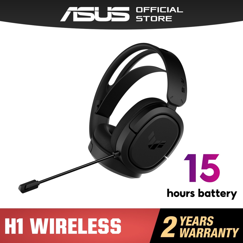 ASUS TUF H1 Wireless Gaming Headset Low Latency Deep Bass Surround