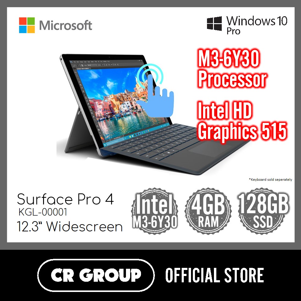 Microsoft Surface Pro 4 12.3 Inch 