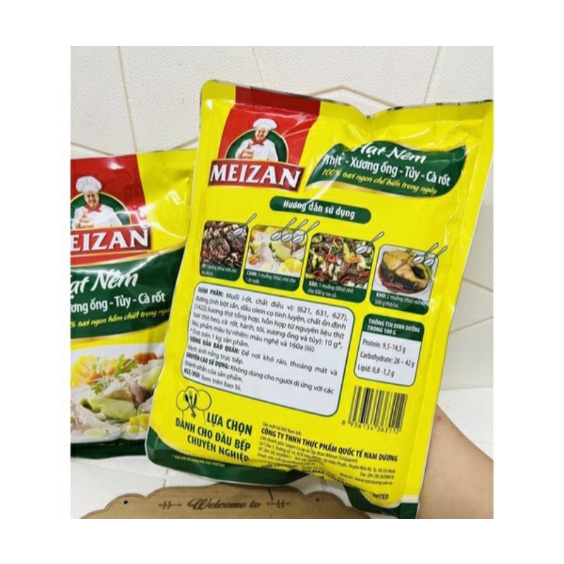 hạt nêm Meizan vị heo túi 1kg