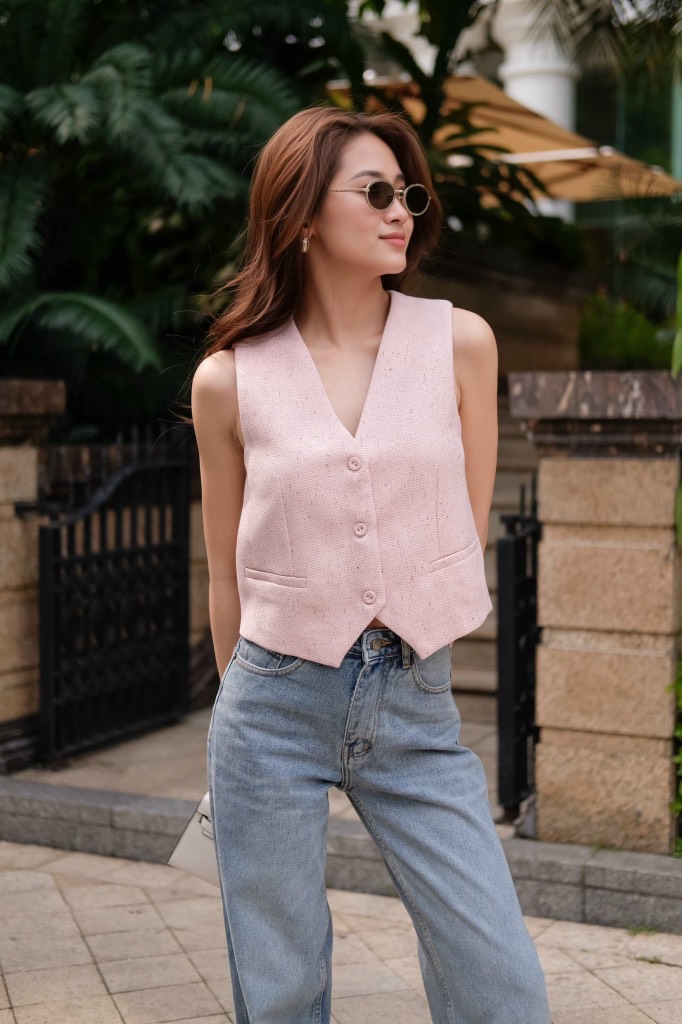 RUBIES áo Gile kiểu nữ Alex Gile