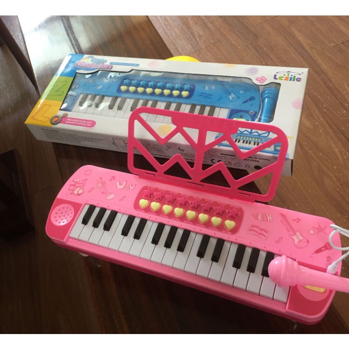 Đồ Chơi Đàn Piano Cho Bé Có Đèn Nhạc Và Micro Chuẩn Âm