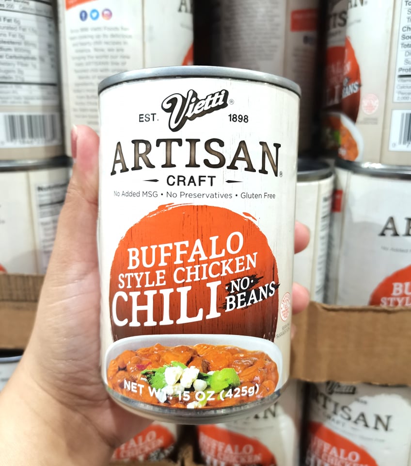 Vietti ARTISAN Craft Buffalo Style Chicken Chili No Beans 425g Lazada PH