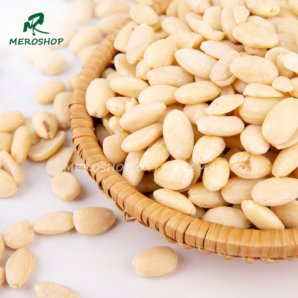 500GRAM HẠNH NHÂN TRẮNG - HẠT SỐNG LÀM SỮA KHÔNG CẦN BÓC LỤA