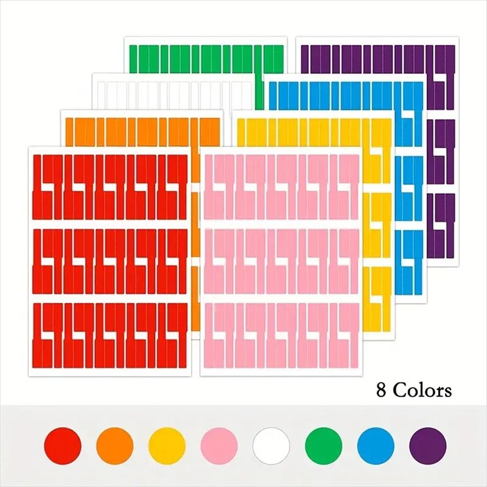 Colorful Waterproof Cable Labels Tags Can Write On Handwriting Cord ...
