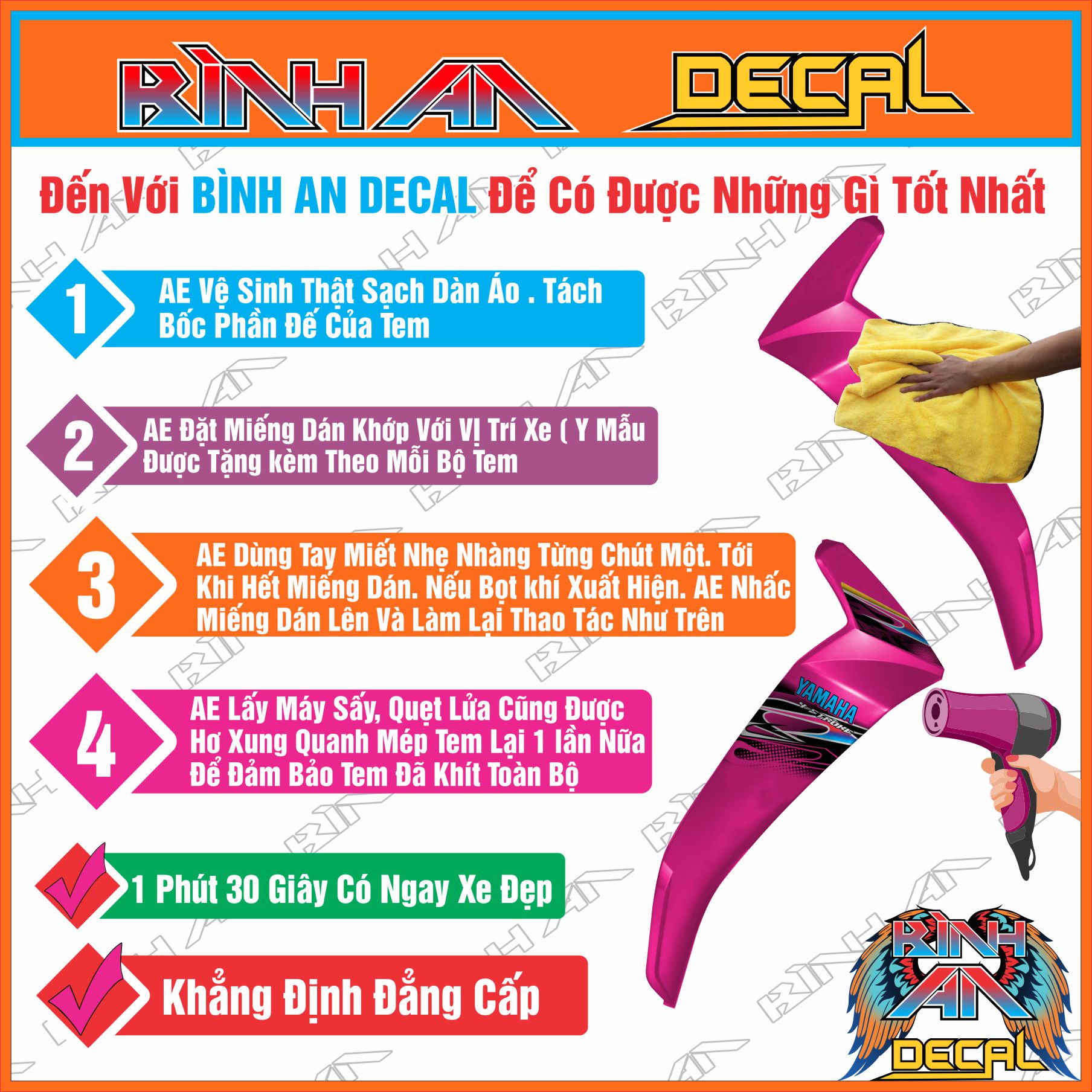 tem rời EXCITER 2010 - Đen