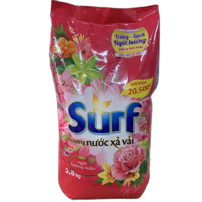 Xà bông giặt đồ Surf - Bột giặt surf 5.5kg