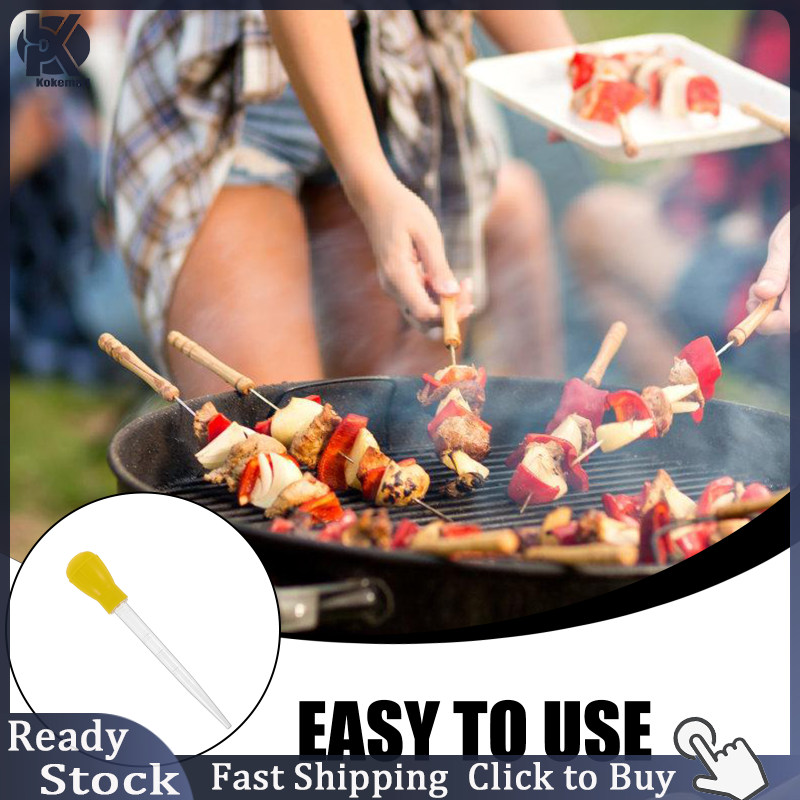 Kokemall Plastic Turkey Baster Reusable Turkey Baster Turkey Flavor Injector Baster