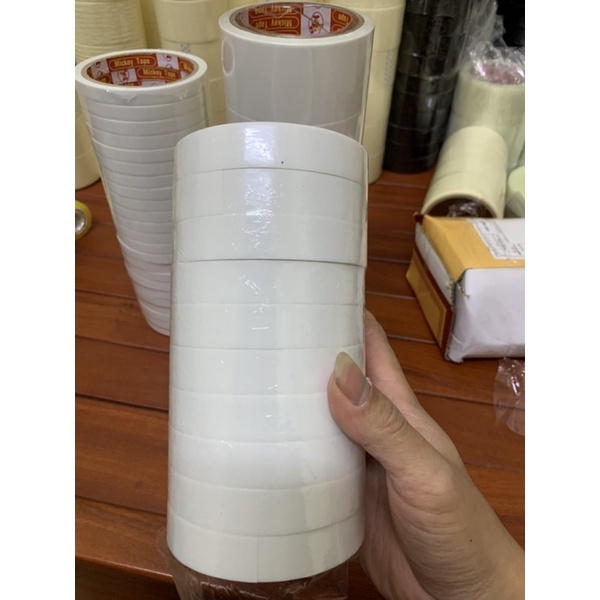 Băng keo 2 mặt dài 10m siêu dính
