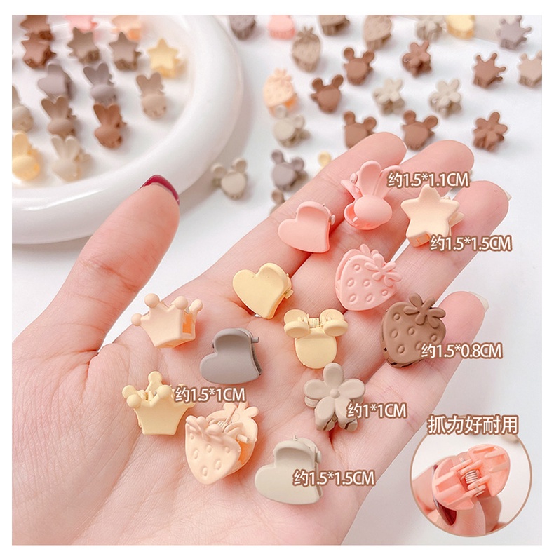 Set 30 Kẹp Tóc mini Dễ Thương Phong Cách Hàn Quốc Cho Bé Gái
