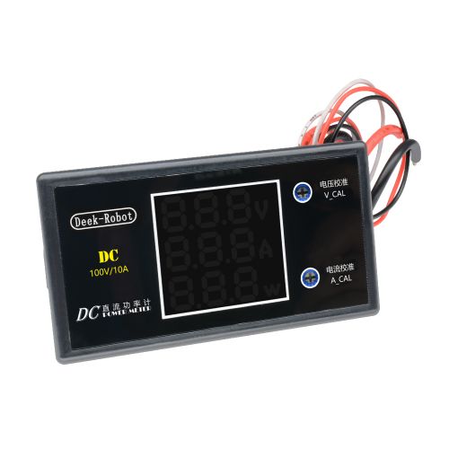 Dipprun DC 100V 10A 1000W kỹ thuật số màn hình LCD Vôn kế wattmeter hiện tại Điện Tester