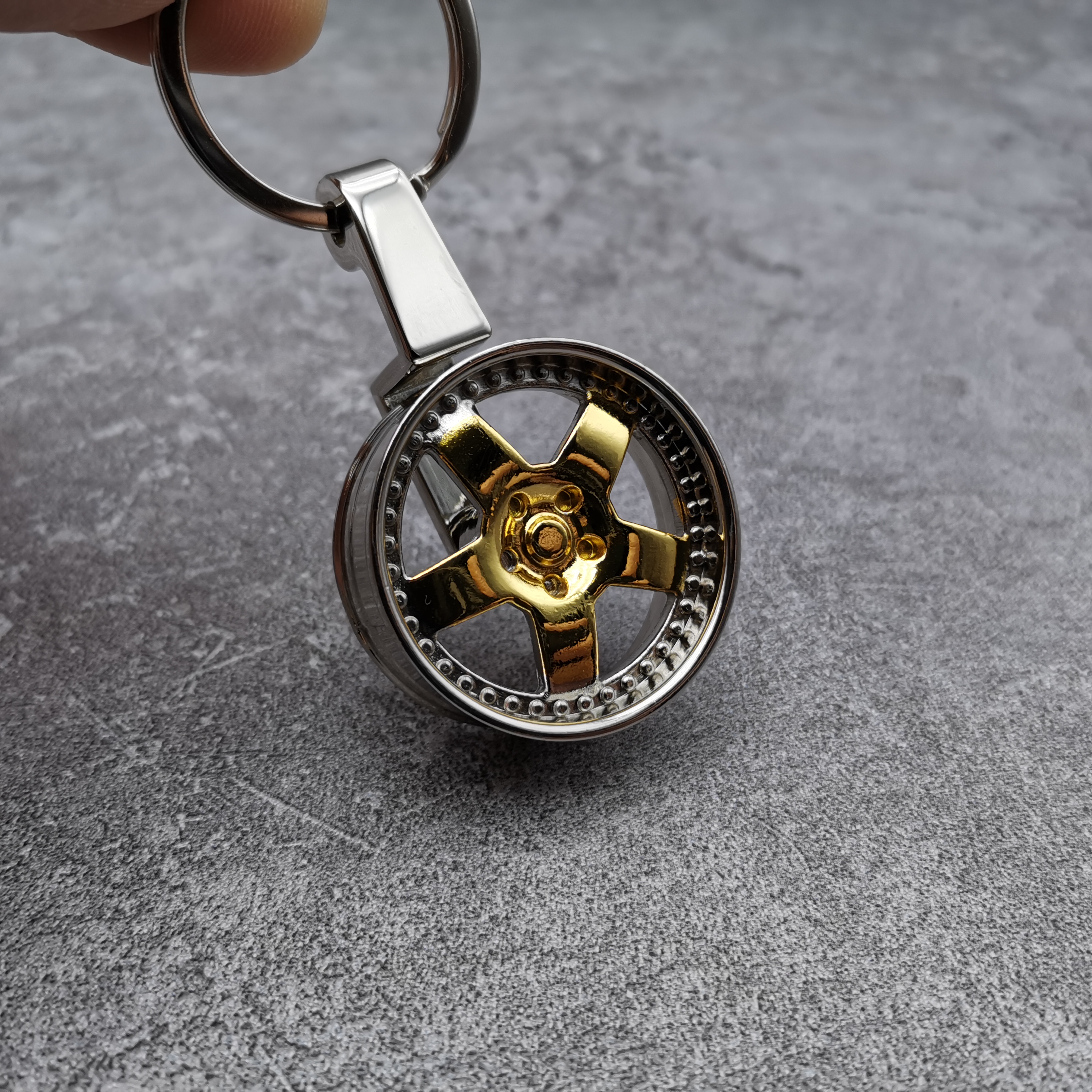 【Hot New Release】 Wheel Rim Hub Tuning Mini Keychain Key Chain Keyring ...