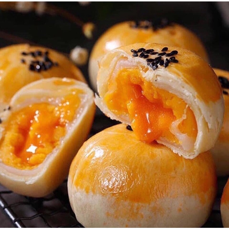 (FREESHIP) 1KG BÁNH TRỨNG  NHÂN TAN CHẢY SIÊU NGON