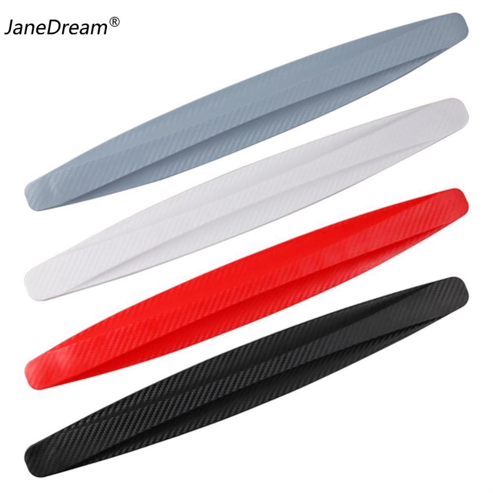 JaneDream 2Pcs Car Bumper Protector Strip Guard Corner Protection Strips Scratch Protector Crash Blade Anti-collision Guard Lip Stickers BYD ATTO 3