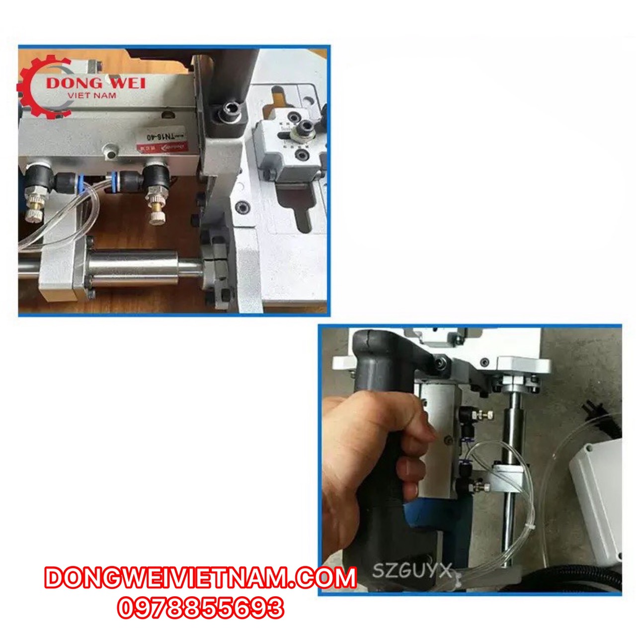 Máy khoan liên kết chốt cam gỗ cầm tay