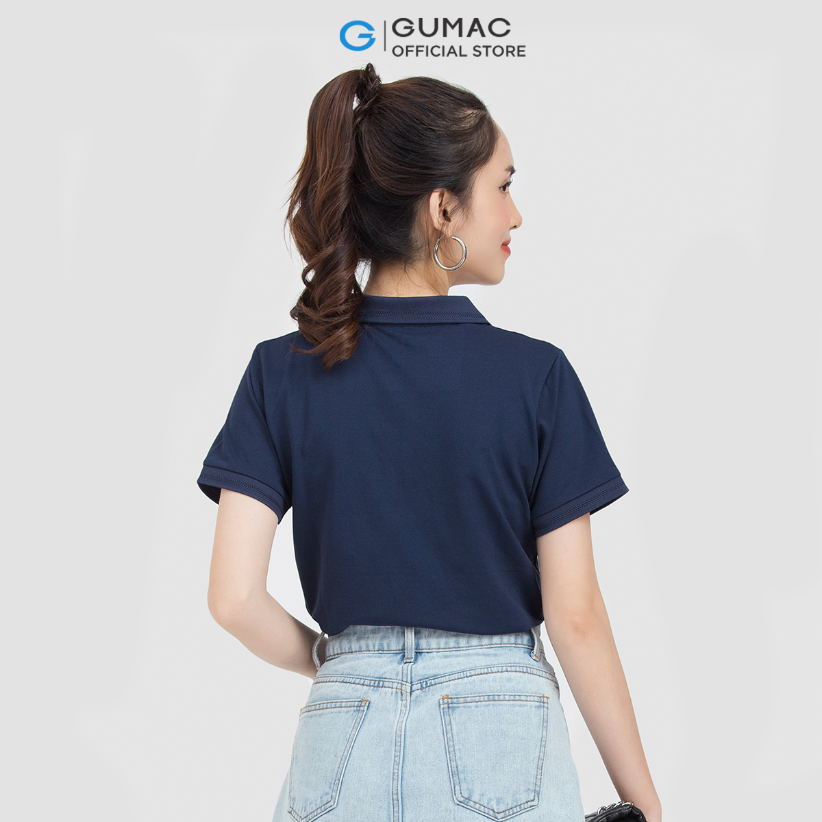 [15 - 17.5 | TẶNG QUÀ đơn từ 499K] Áo polo nữ GUMAC ATC06013 phối bo