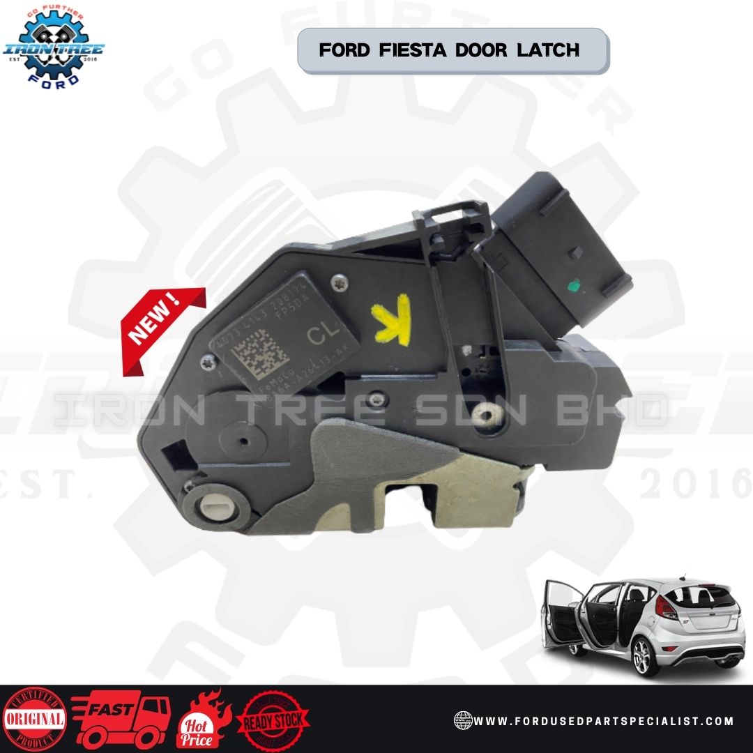 Genuine Ford Fiesta Door Latch (Original) >8A6AA26412AK / 8A6AA21813BK