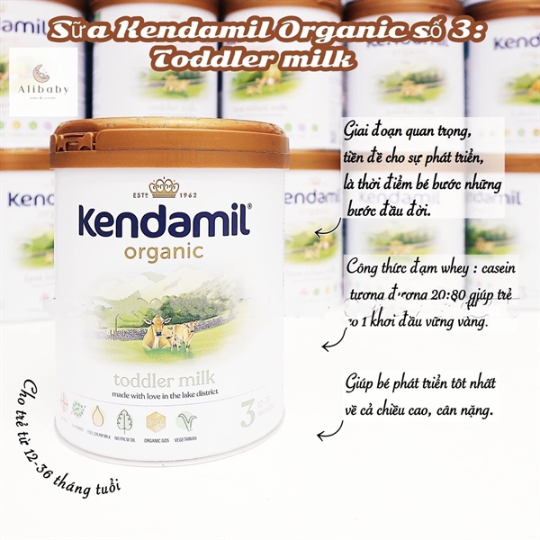 Sữa Kendamil Organic 800g (lon)
