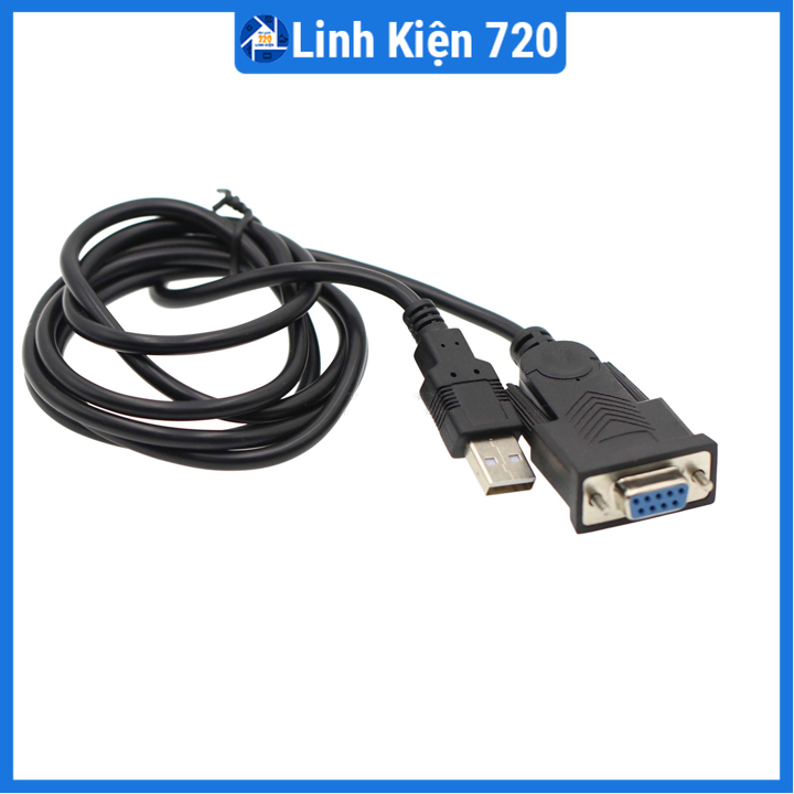 Cáp chuyển đổi USB to com RS232 chất lượng cao ( đen )