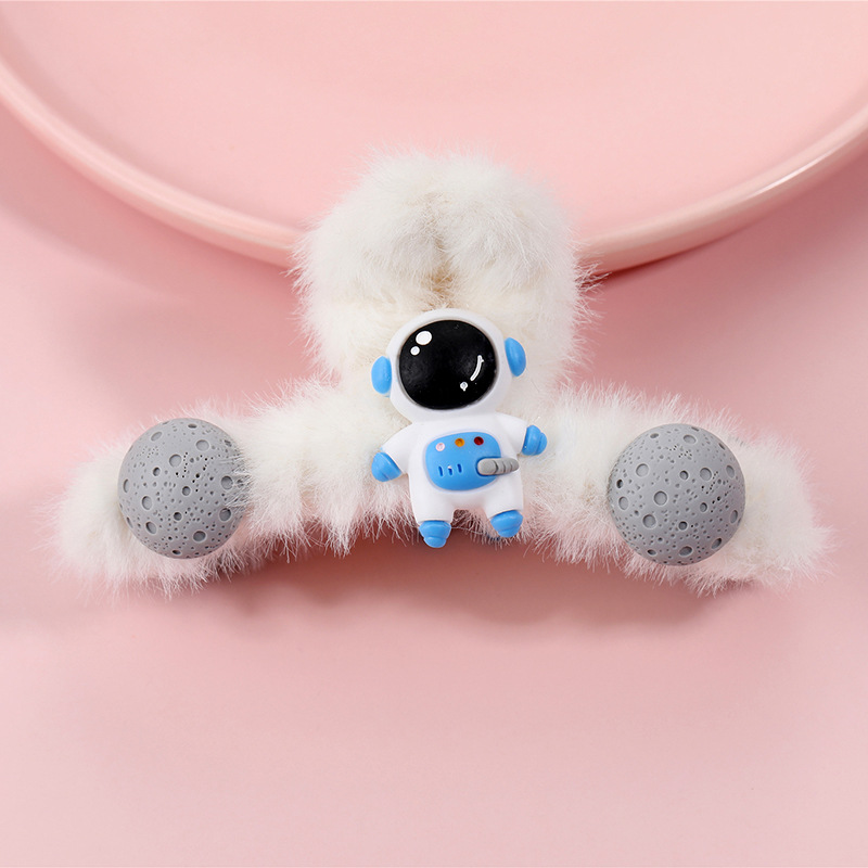 Kẹp tóc càng cua lông mềm nhiều hình ngộ nghĩnh dễ thương cute hạt me, Lémi accessories