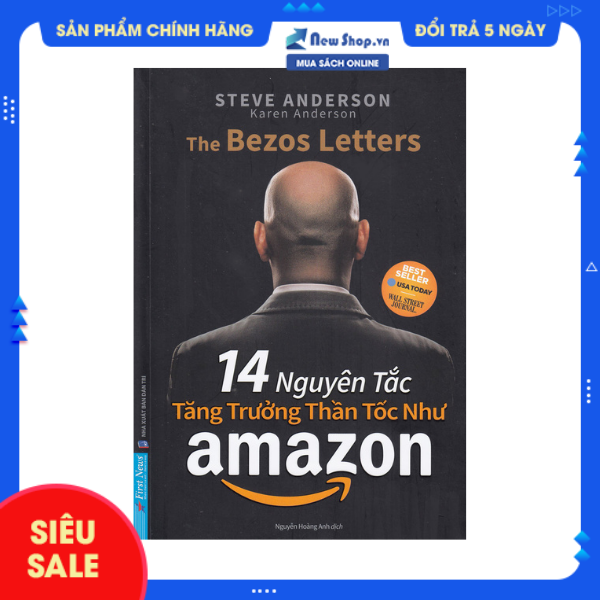 Sách - 14 nguyên tắc tăng trưởng thần tốc như amazon - newshop