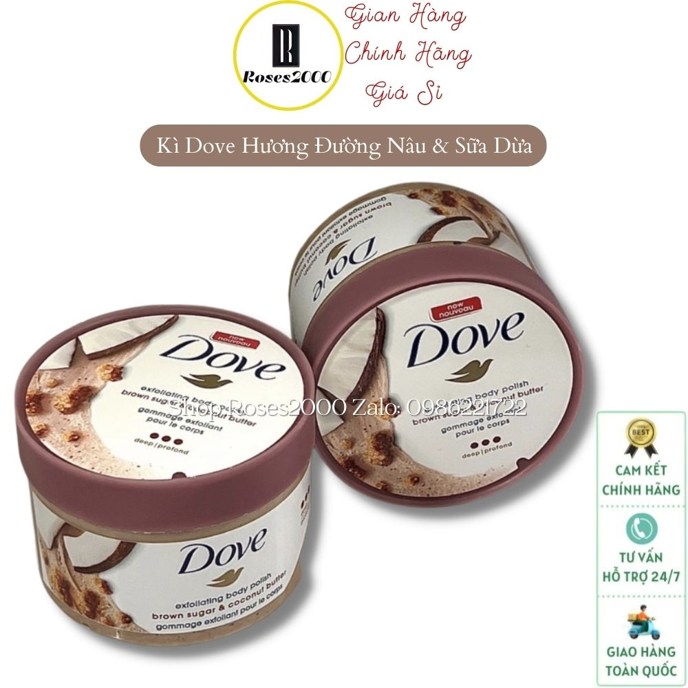 Tẩy tế bào chết dove 298gr