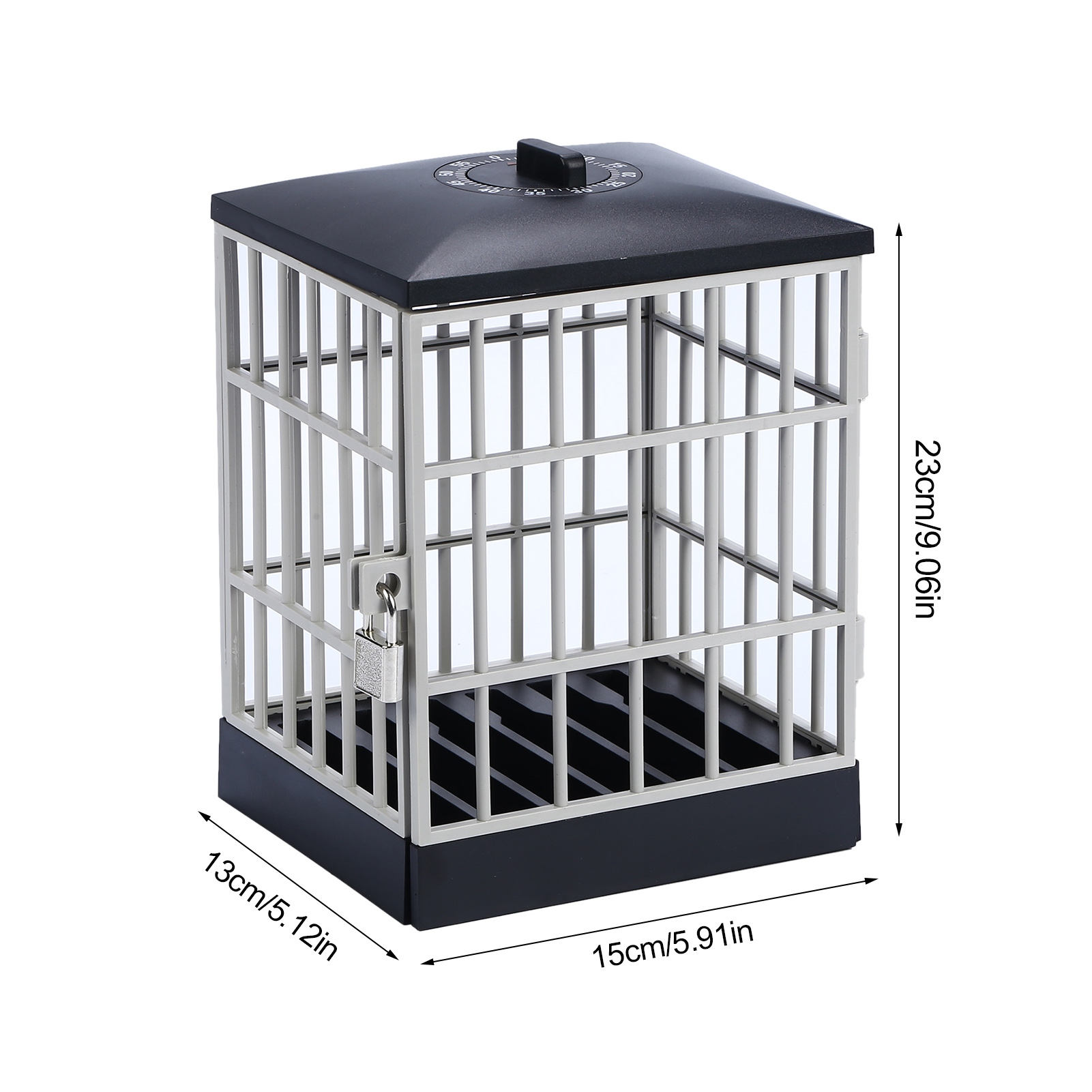 Mobile Phone Jail Cell Prison Lock Up Safe Smartphone Home Table Office Gadget Storage Box Locking Cage Party Storage