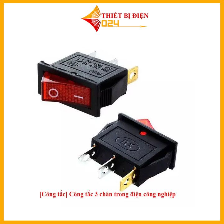 Công tắc 3 chân trong điện công nghiệp