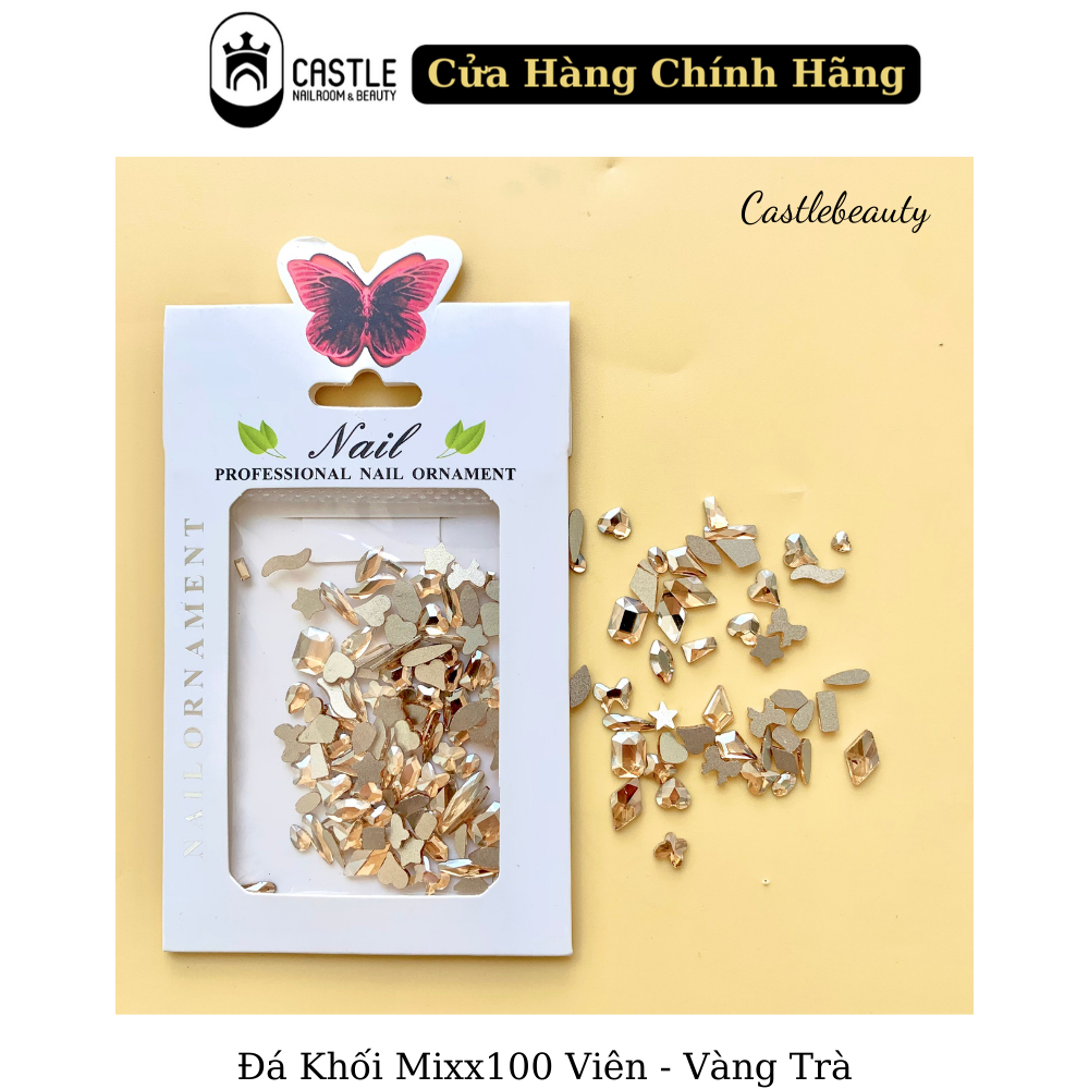 Đá khối nail mix 100 viên
