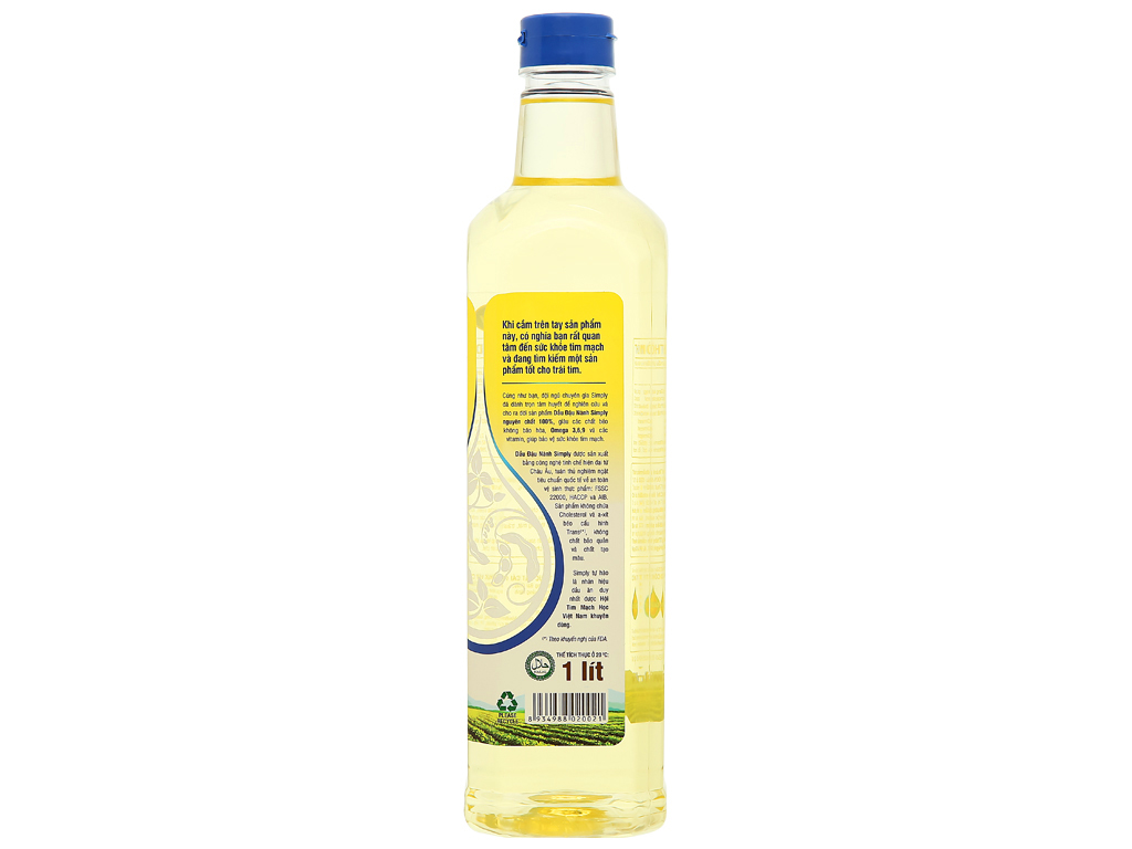 Dầu ăn đậu nành Simply chai 1 lít
