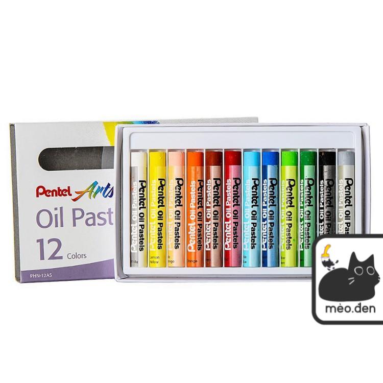 Màu Sáp Dầu Pentel 50 màu cao cấp CHÍNH HÃNG - Họa Cụ Hakuart