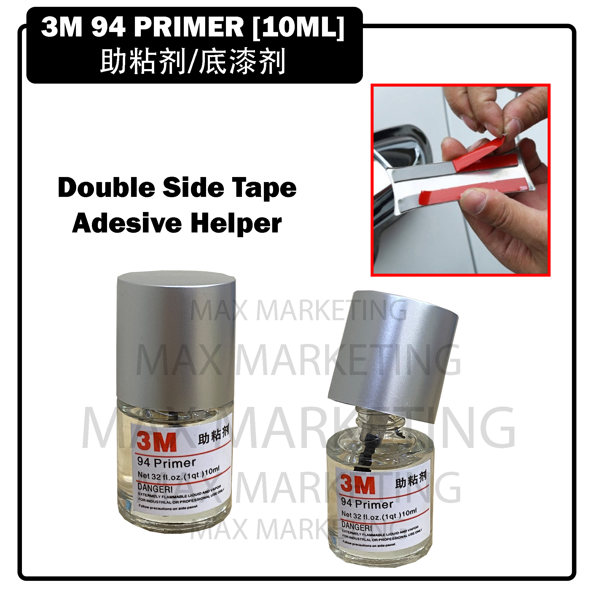 3M Double Side Tape Promoter 94 Primer Applicator 10ml Lazada