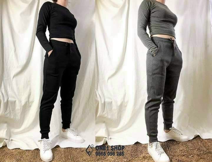 Quần Jogger Len Tăm Bo Ống - BIGSIZE 75KG