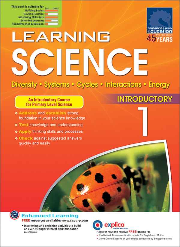 Learning Science Book 1 - 6 | Primary Science School Assessment