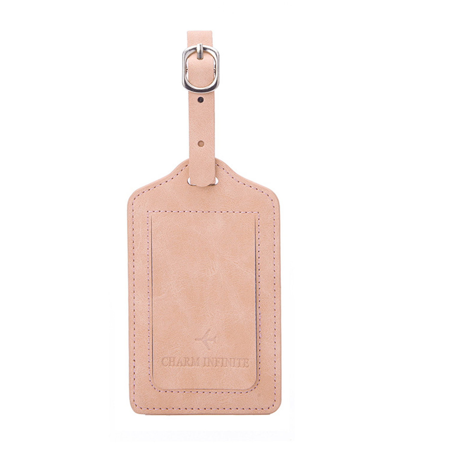 Multicolor Aircraft Boarding Pass Creative Suitcase Tag Check-in Boarding Name Card Leather PU Luggage Tag