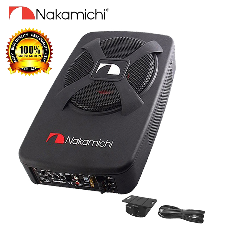 Bộ loa sub siêu trầm nakamichi nbf8.1a đặt gầm ghế xe ô tô - bảo hành chính hãng 24 tháng