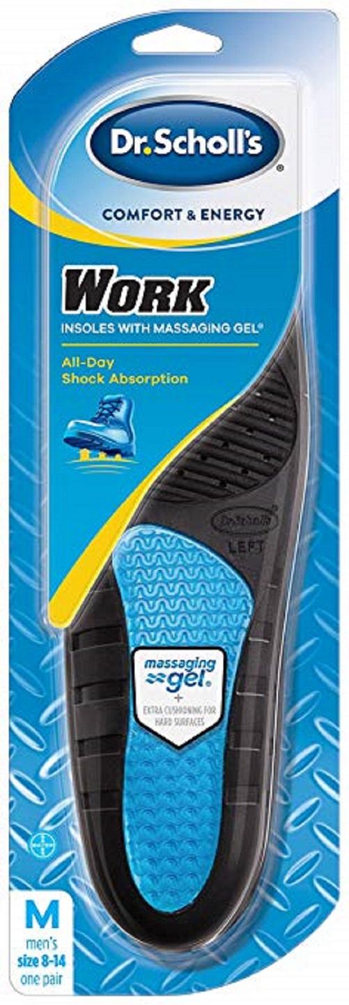 Comfort and Energy Work Insoles for Men 