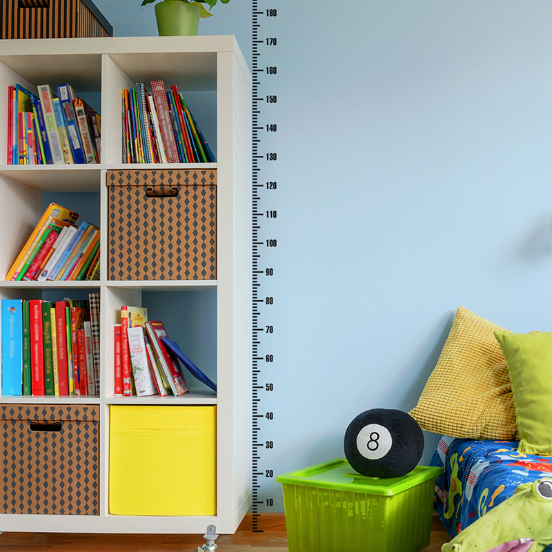 Cartoon Height Scale Wall Sticker Creative Measure Height Children ...