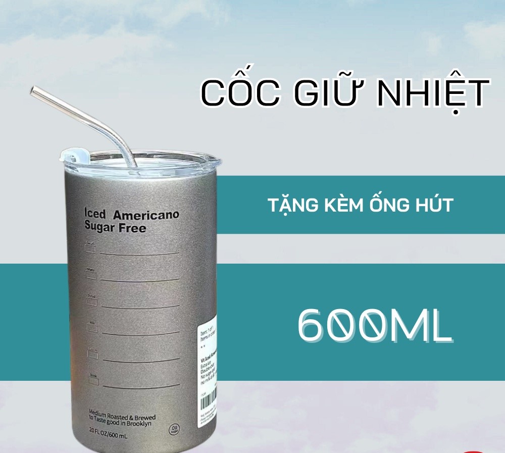 Ly Giữ Nhiệt Hình Lon Sữa 600ml