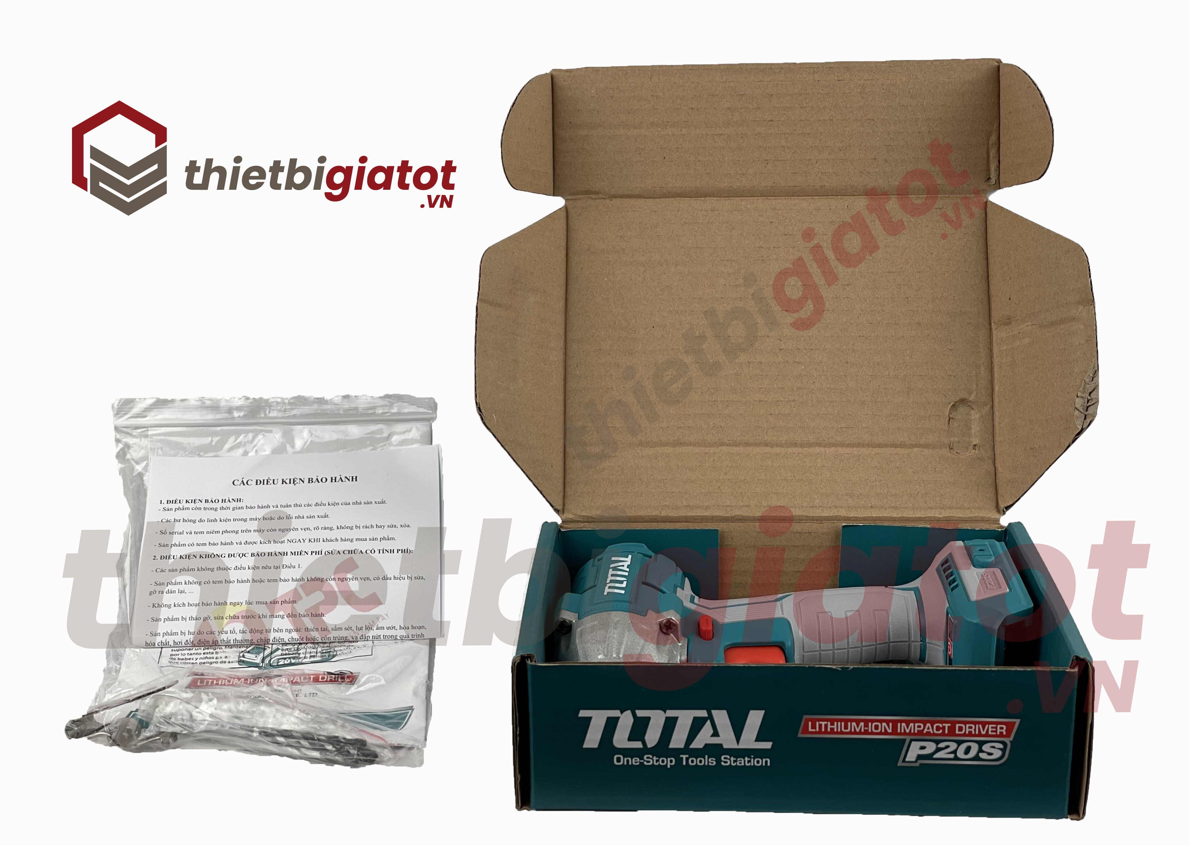 Máy Bắn Vít TOTAL TIRLI20030 20V (Không kèm pin sạc)