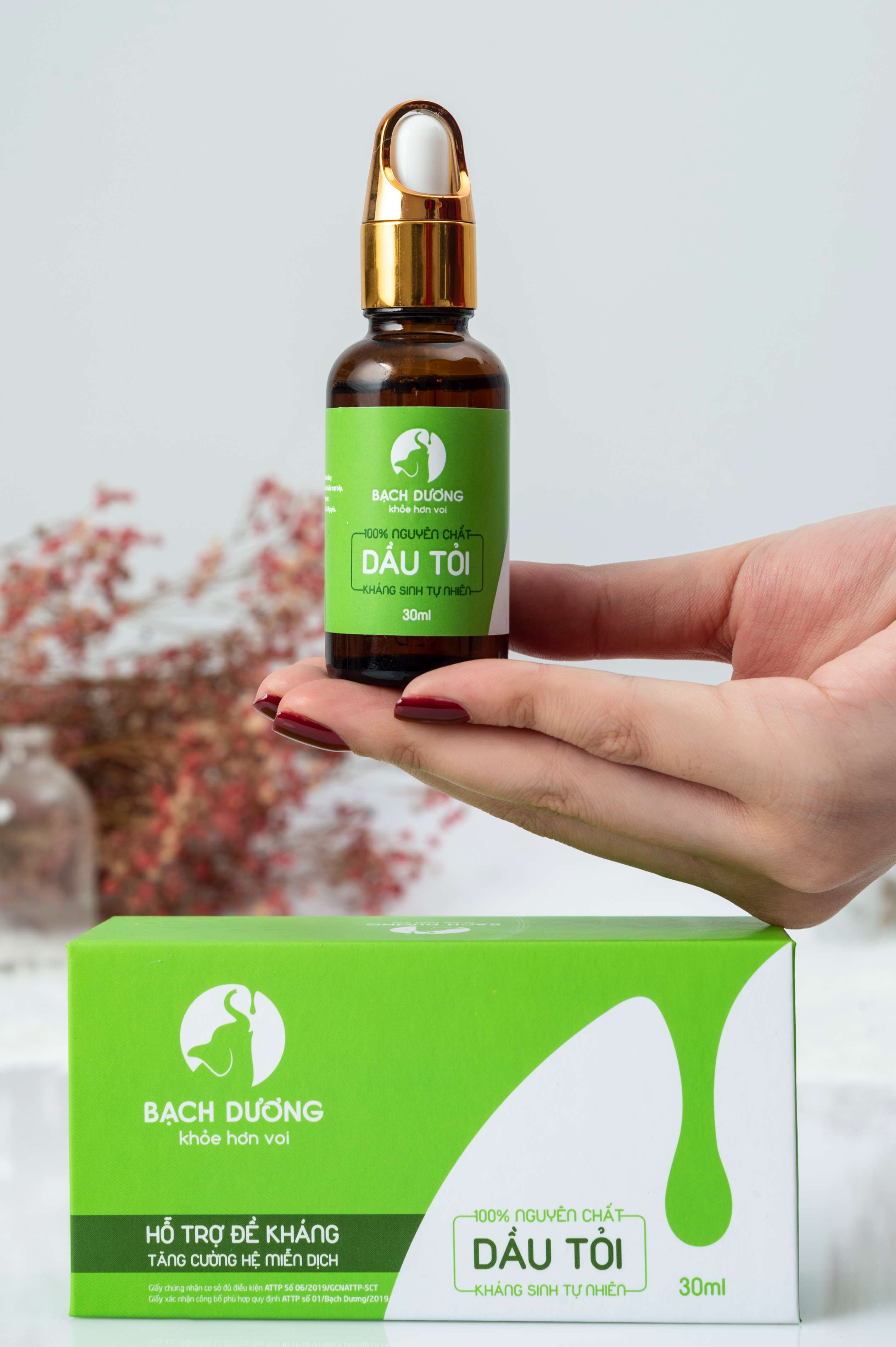 Dầu tỏi Bạch Dương - Lọ 30ml