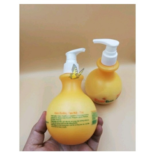 Wax Tạo Nếp Tóc Uốn Everflor, Gel tạo kiểu tóc 250ml