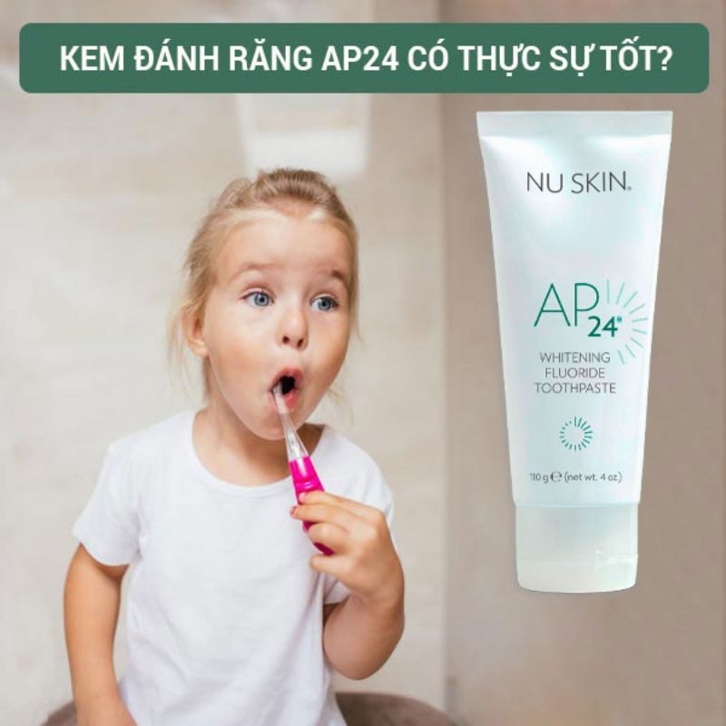 Kem đánh răng trắng sáng AP-24 Whitening Fluoride Toothpaste Nuskin