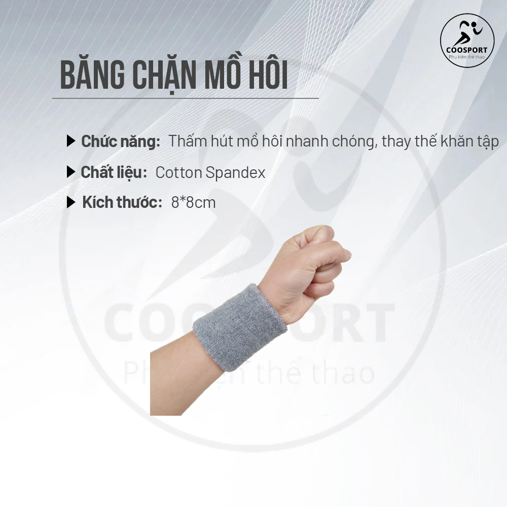 Băng Quấn Cổ Tay Thấm Mồ Hôi