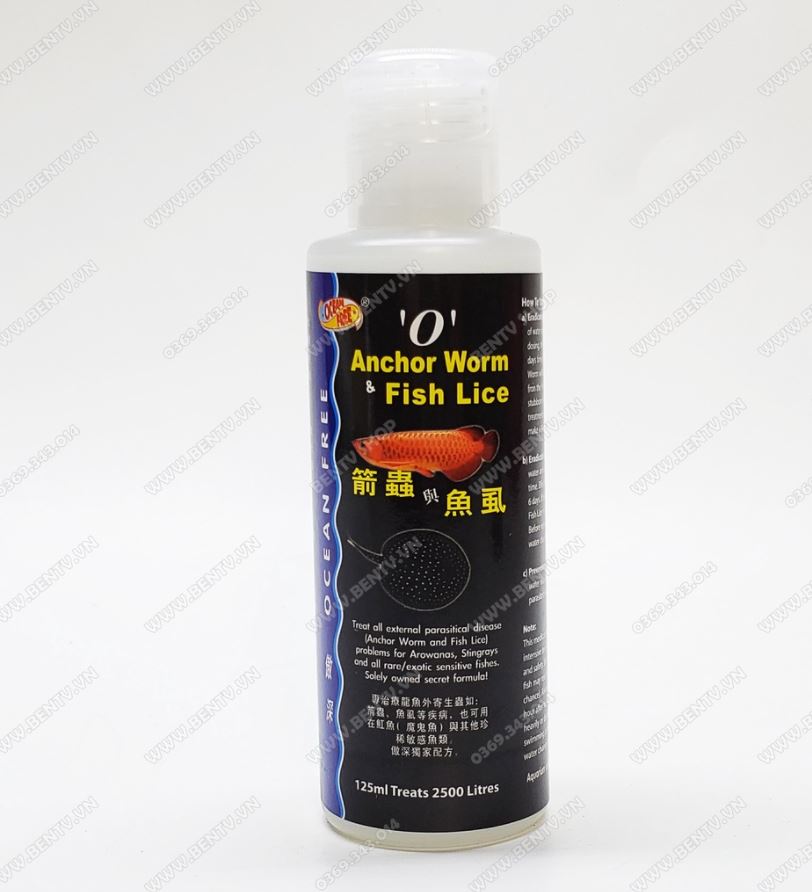 Chai Số 0 - Diệt Trùng Mỏ Neo Rận Cho Cá Rồng, Cá Sam