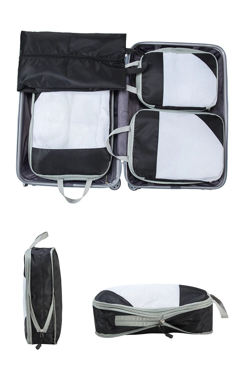Travel Compression Pouch Bag Double Layer Portable Organizer Bags Luggage  Organizer Zipper Pouch