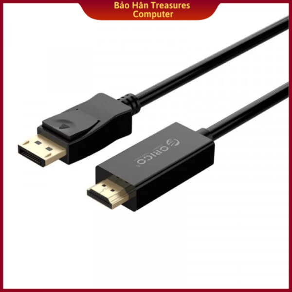 Cáp chuyển đổi display port sang hdmi 2m orico xd-dth4 - hàng chính hãng