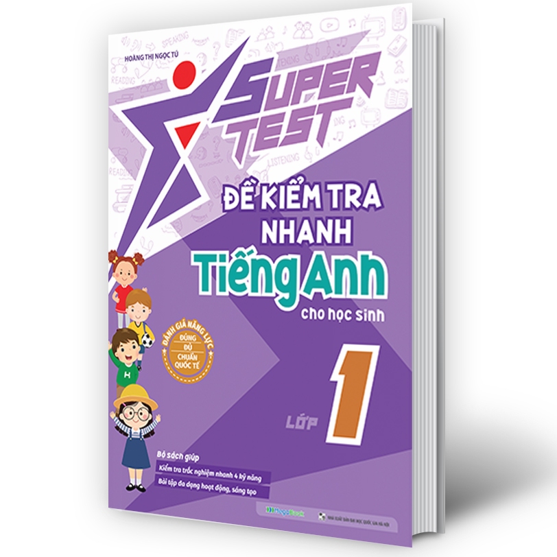 Sách Super Test - Đề kiểm tra nhanh Tiếng Anh Lớp 1